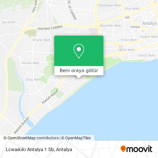 Lcwaıkıkı Antalya 1 Sb harita