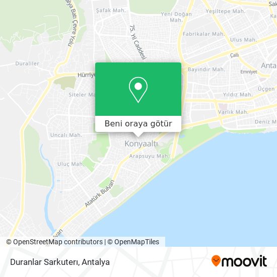 Duranlar Sarkuterı harita