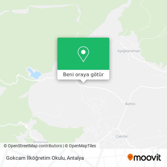 Gokcam İlköğretim Okulu harita