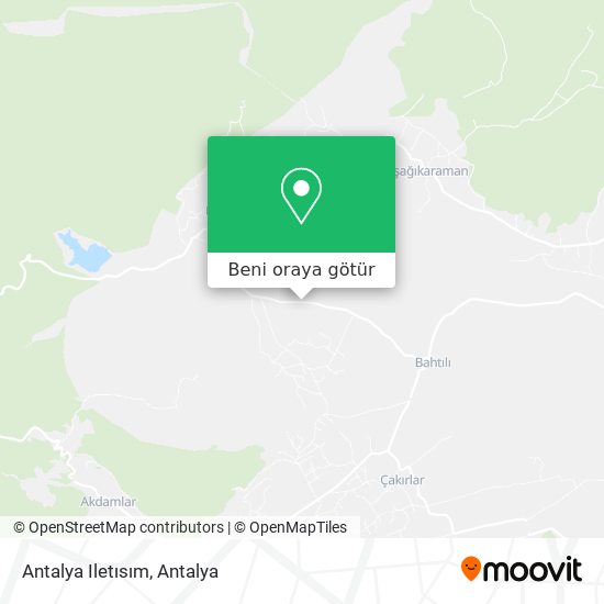 Antalya Iletısım harita