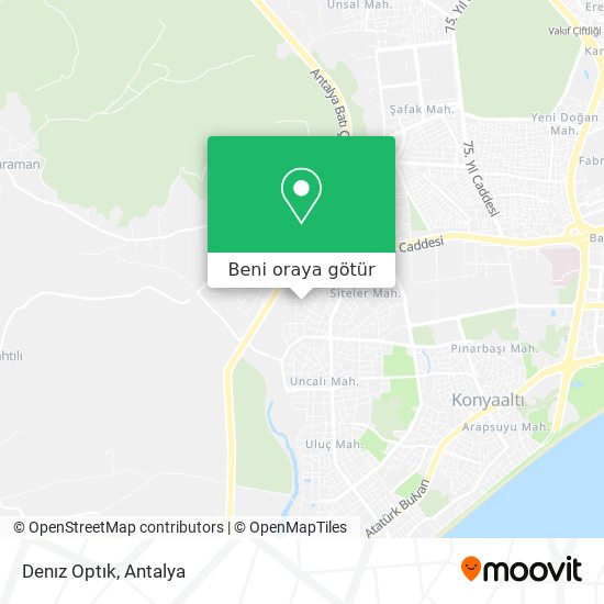 Denız Optık harita