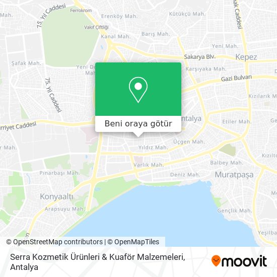 Serra Kozmetik Ürünleri & Kuaför Malzemeleri harita