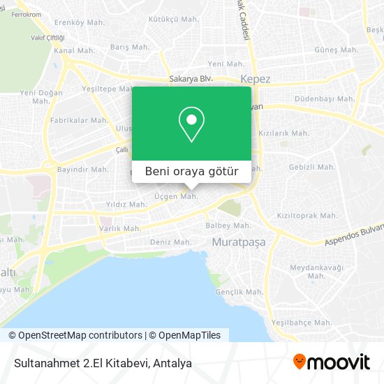 Sultanahmet 2.El Kitabevi harita