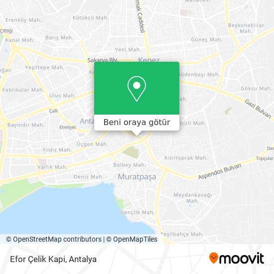 Efor Çelik Kapi harita
