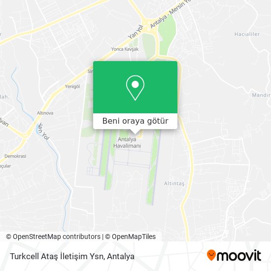 Turkcell Ataş İletişim Ysn harita