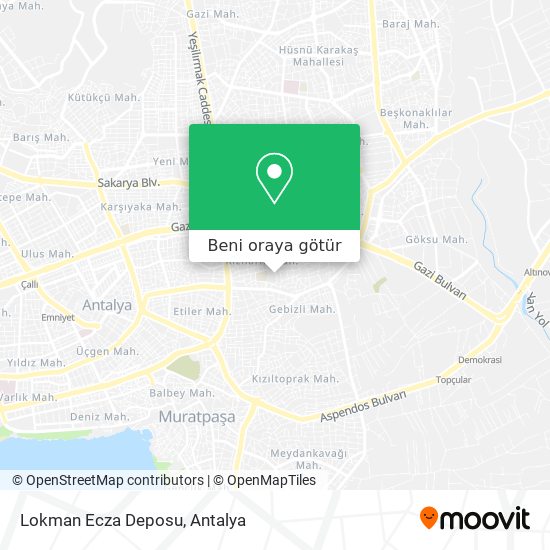 Lokman Ecza Deposu harita