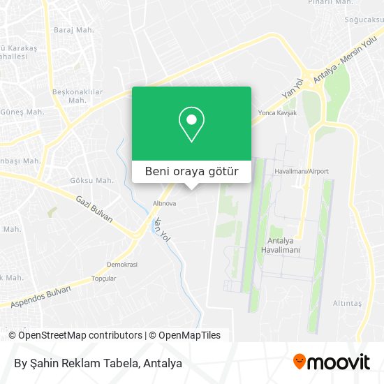 By Şahin Reklam Tabela harita