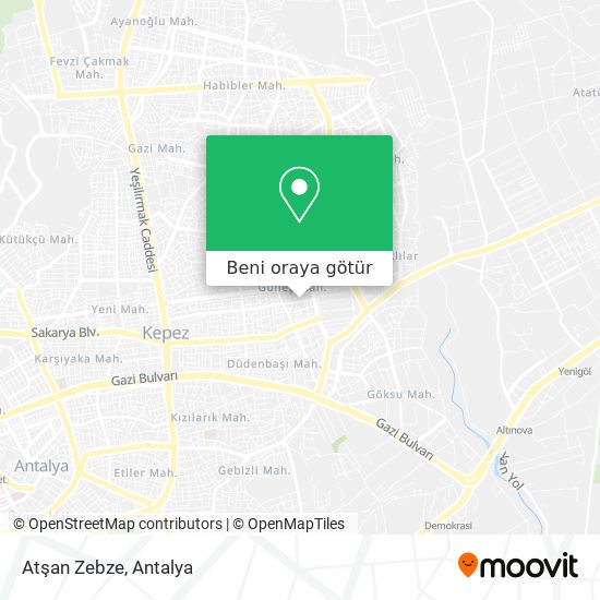 Atşan Zebze harita