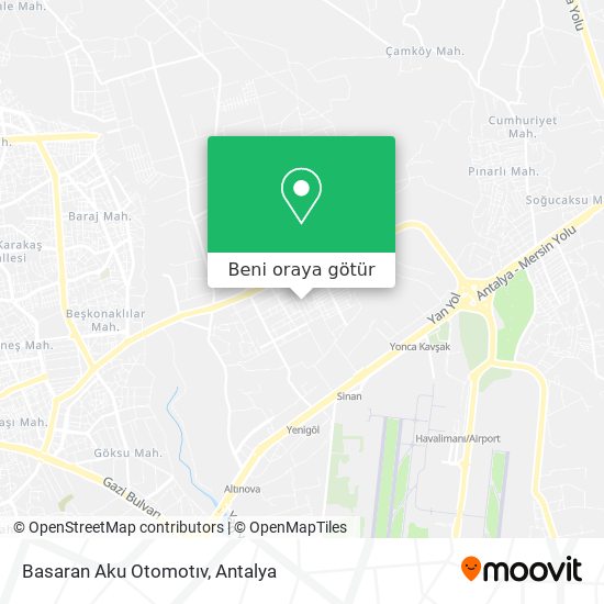 Basaran Aku Otomotıv harita