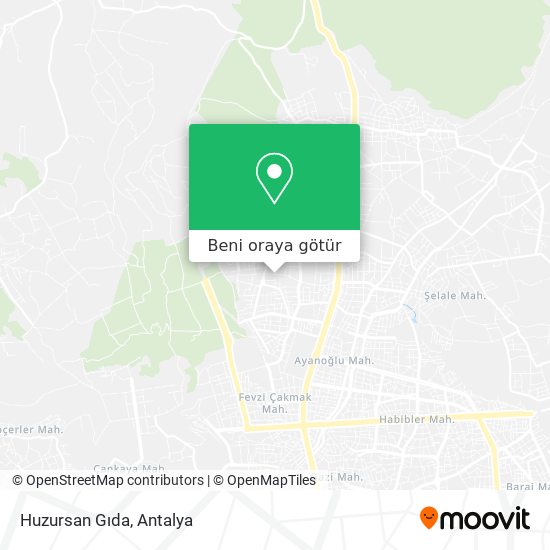 Huzursan Gıda harita