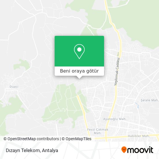 Dızayn Telekom harita