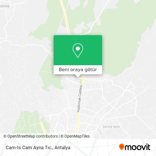 Cam-Is Cam Ayna Tıc. harita