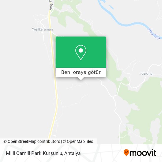 Milli Camili Park Kurşunlu harita