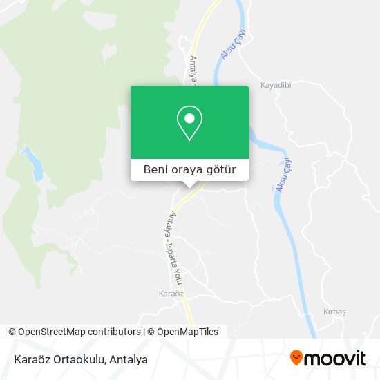 Karaöz Ortaokulu harita