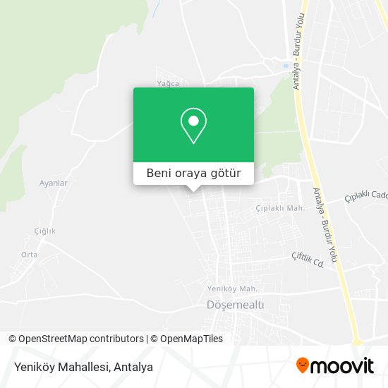Yeniköy Mahallesi harita