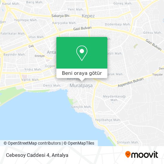 Cebesoy Caddesi 4 harita