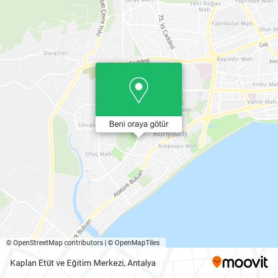 Kaplan Etüt ve Eğitim Merkezi harita