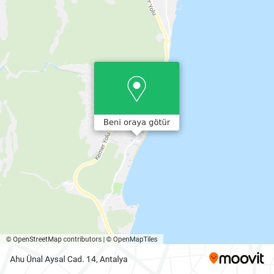 Ahu Ünal Aysal Cad. 14 harita