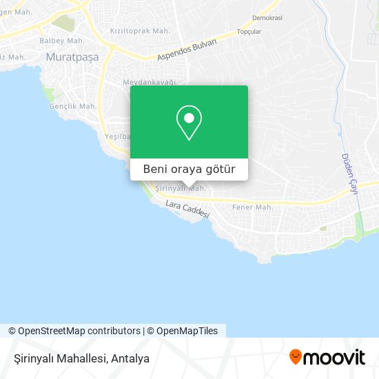 Şirinyalı Mahallesi harita