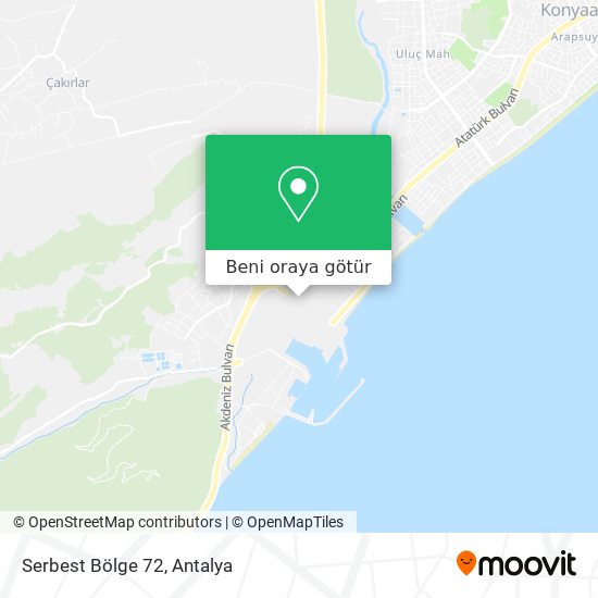 Serbest Bölge 72 harita