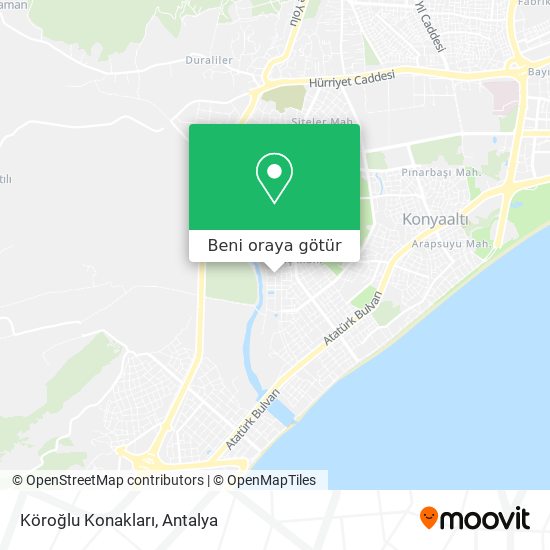 Köroğlu Konakları harita