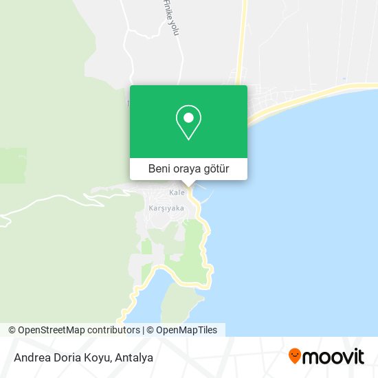Andrea Doria Koyu harita