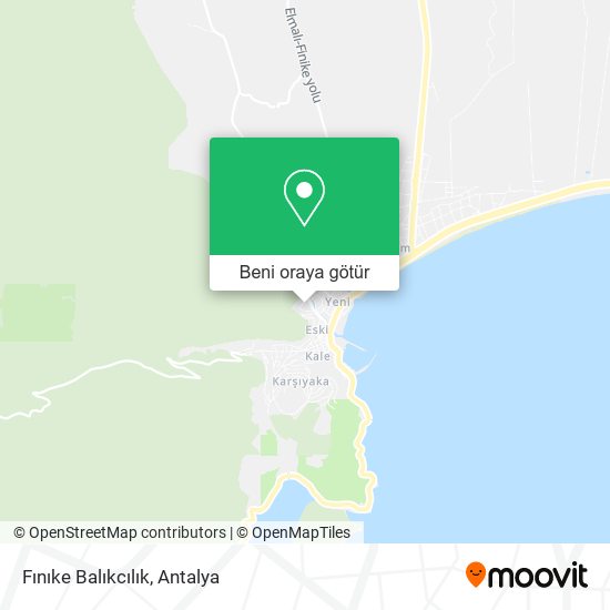 Fınıke Balıkcılık harita