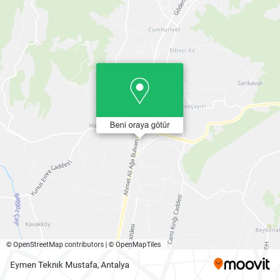 Eymen Teknık Mustafa harita