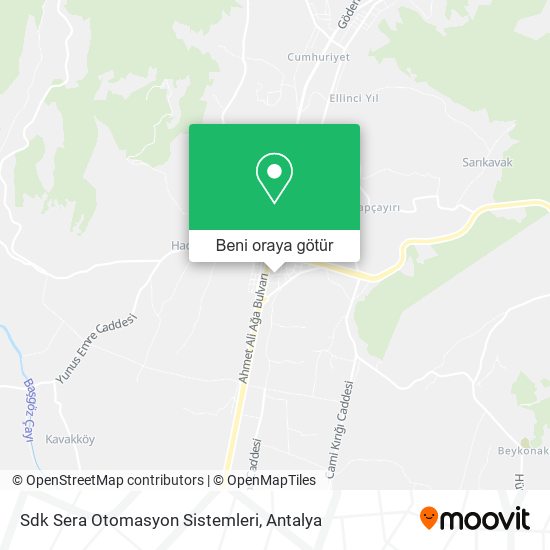 Sdk Sera Otomasyon Sistemleri harita