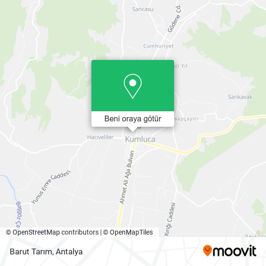 Barut Tarım harita