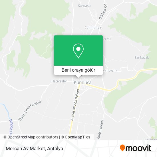 Mercan Av Market harita
