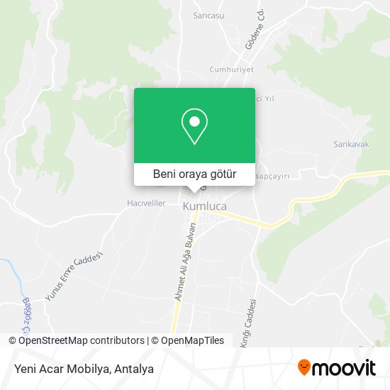 Yeni Acar Mobilya harita