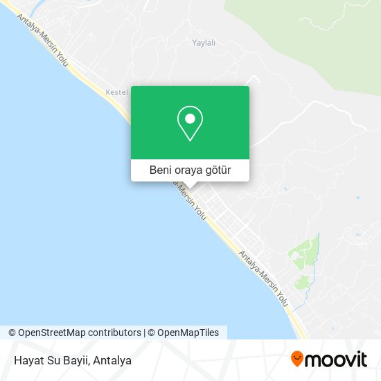 Hayat Su Bayii harita