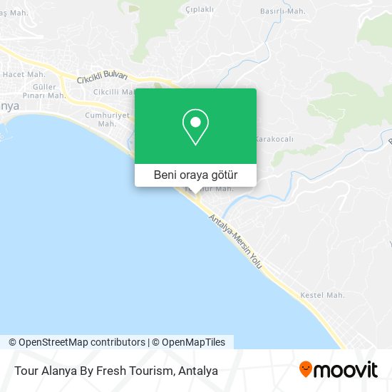 Tour Alanya By Fresh Tourism harita