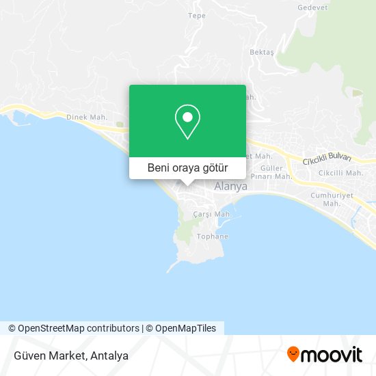 Güven Market harita