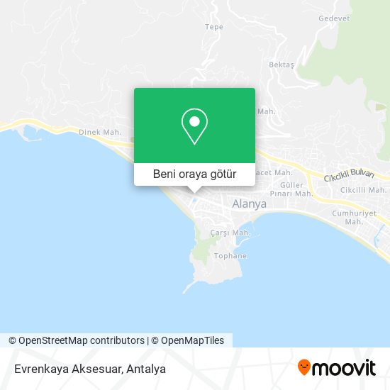 Evrenkaya Aksesuar harita
