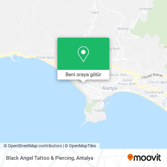 Black Angel Tattoo & Piercing harita