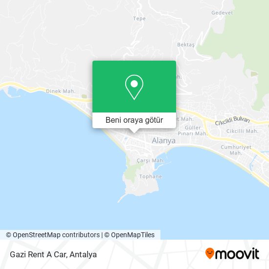 Gazi Rent A Car harita
