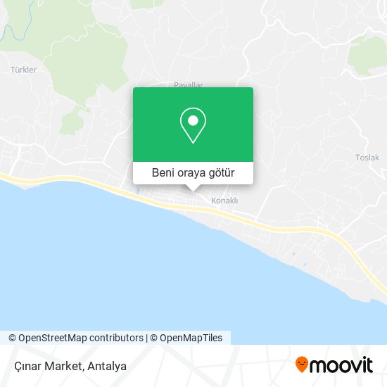 Çınar Market harita