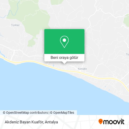 Akdeniz Bayan Kuaför harita