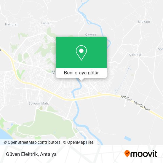 Güven Elektrik harita