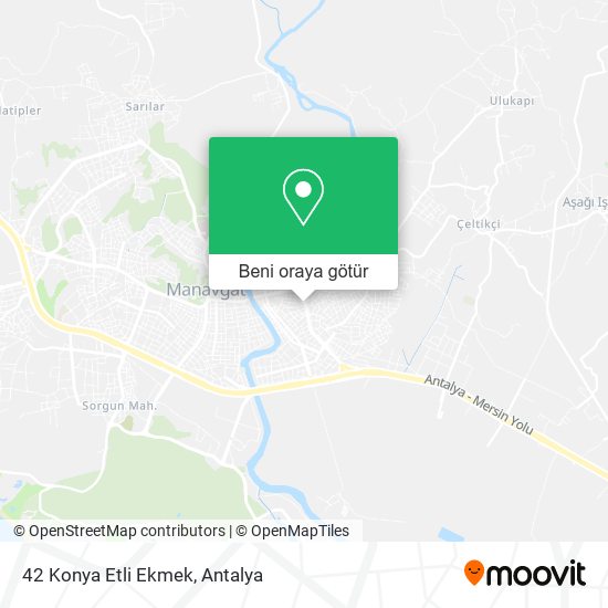 42 Konya Etli Ekmek harita