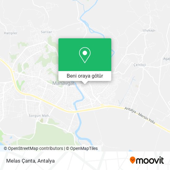 Melas Çanta harita