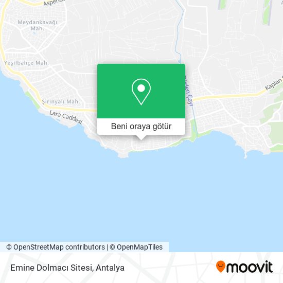 Emine Dolmacı Sitesi harita