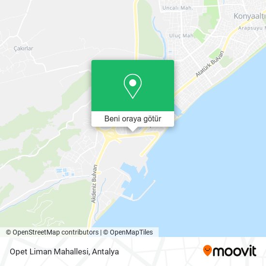 Opet Liman Mahallesi harita