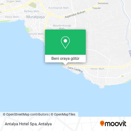 Antalya Hotel Spa harita
