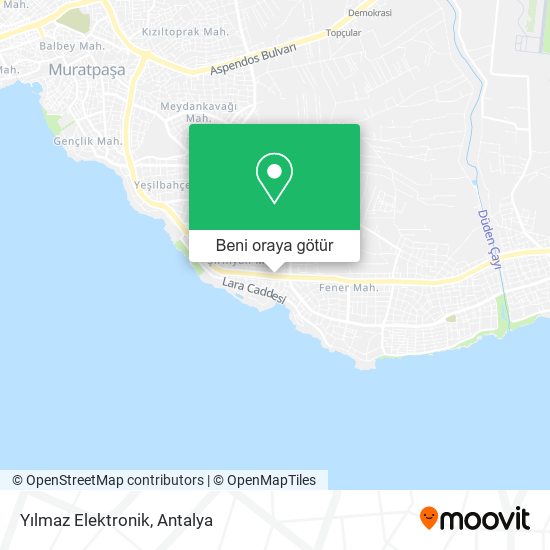 Yılmaz Elektronik harita