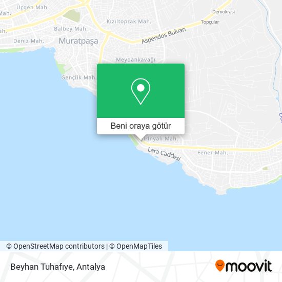 Beyhan Tuhafıye harita