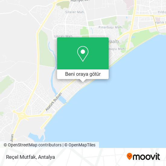 Reçel Mutfak harita