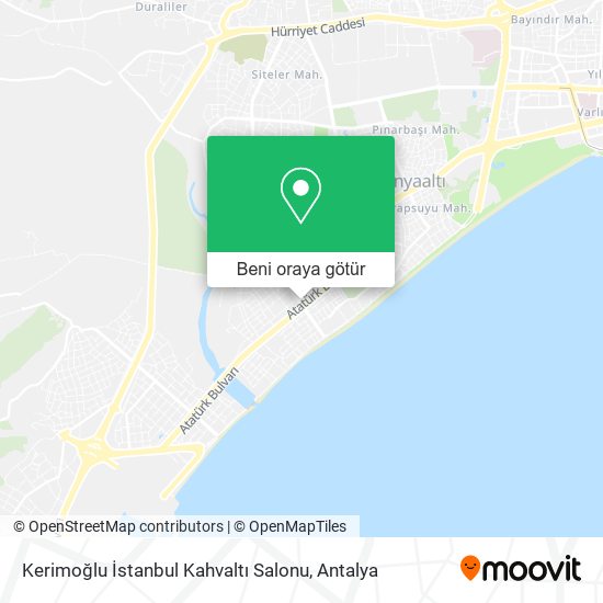 Kerimoğlu İstanbul Kahvaltı Salonu harita